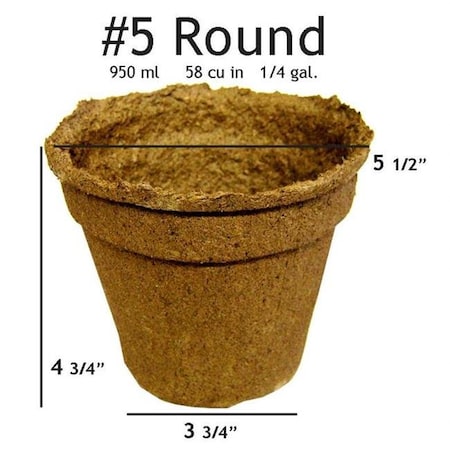Cowpots CowPots No 5 Round Pot - 160 pots #5 Rnd (160)